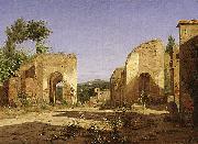 Christen Kobke Gateway in the Via Sepulcralis in Pompeii. Sweden oil painting artist